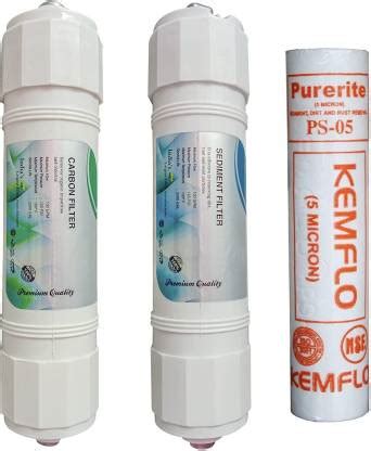 letino pure Pre Carbon Filter + Sediment Filter + Spun PP Filter + 4 ...