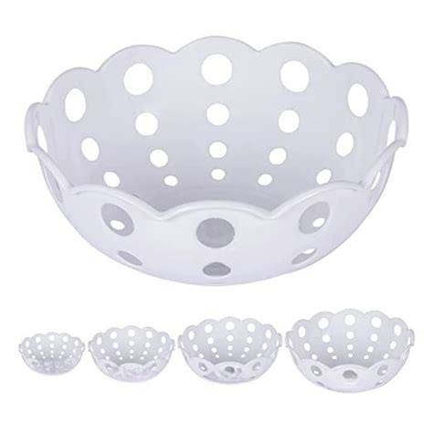 Buy RRJ Plastic Decorative Even Air-Flow Fruit Bowl, Counter Top Fruit ...
