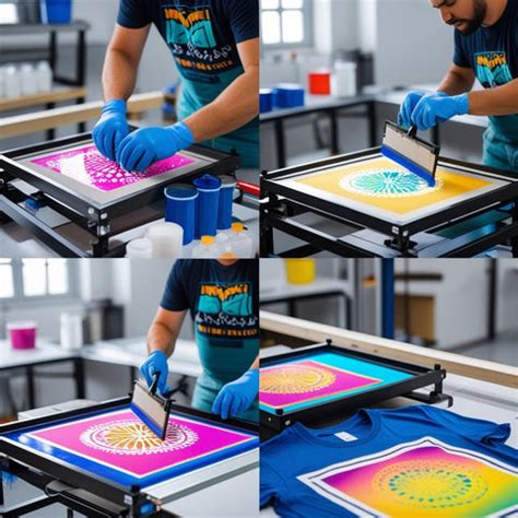 Screen Printing Process Step by Step 的图像结果