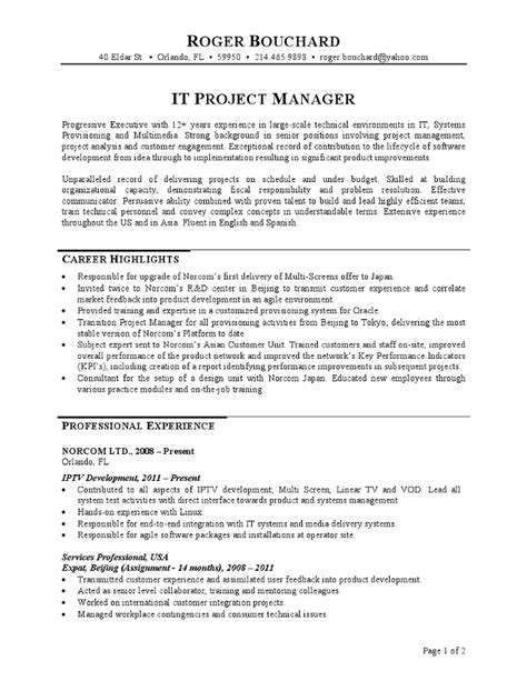 Image result for Linux Project Manager Resume