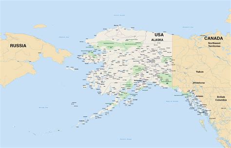 Large Map Alaska 的图像结果