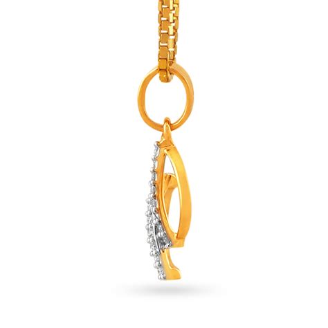 Sophisticated Half Circle Diamond Pendant and Earrings Set