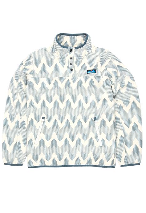 KAVU Women's Cavanaugh Fleece Pullover - Winter Wave – Outsiders Store UK