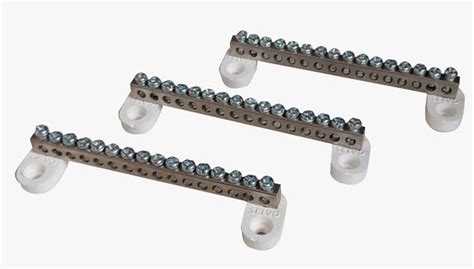SELVO 16 Ways Brass Neutral link Sixteen Screw Terminal grounding Bar ...