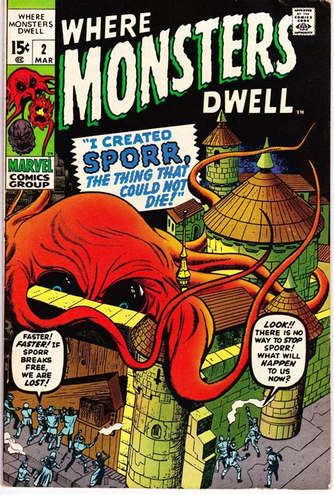 Where Monsters Dwell #2 (1st Series 1970) March 1970 Marvel Comics ...