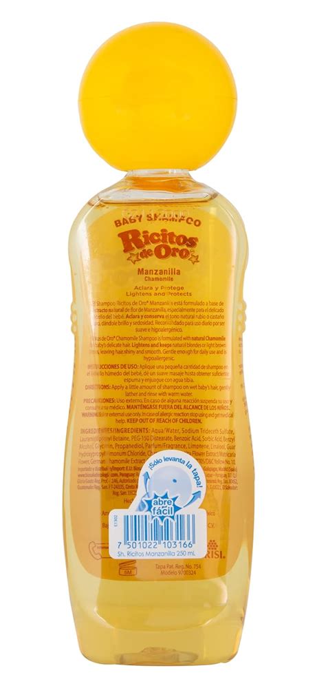 Buy Ricitos de Oro Chamomile Manzanilla, Baby Shampoo, Hypoallergenic ...