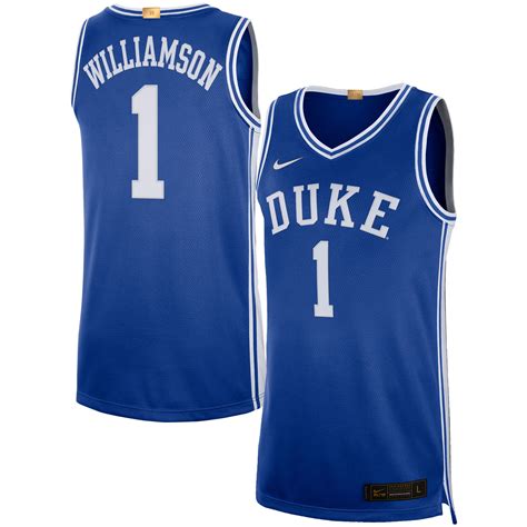Men's Nike Zion Williamson Royal Duke Blue Devils Alumni Player Limited ...
