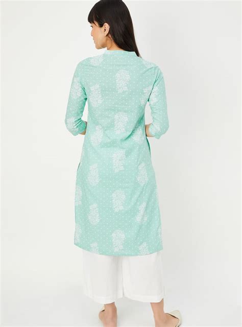 Buy Women Floral Print Straight Kurta Online at just Rs. 499.0 ...