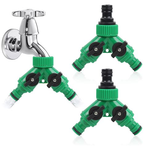 HASTHIP Garden Hose Splitter for Efficient Watering with Dual Valves ...