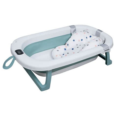 Kiddery Baby Bath Tub for 0-3 Years | Collapsible | Soft Cushion | Rea