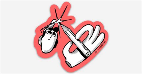 Self Portrait by Javier Ibanez | Somosgallitos | Die cut stickers ...