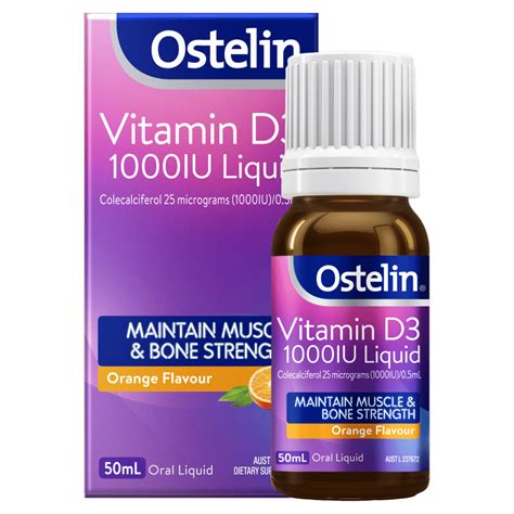 Buy Ostelin Infant Vitamin D3 Drops - Vitamin D for Infants - 2.4mL ...