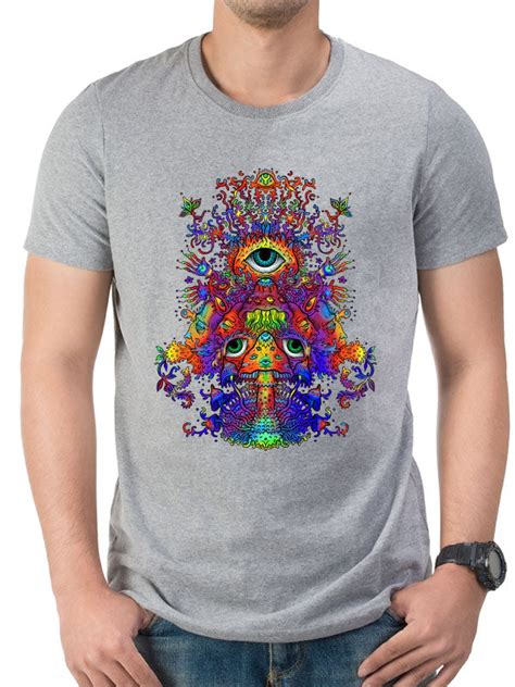 Buy Psy Mushroom Graphic Art On tshirts for Men Online India ...