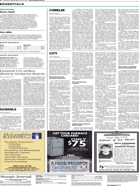 Sturgis Journal Obituaries & News | PDF | Wellness | Medical