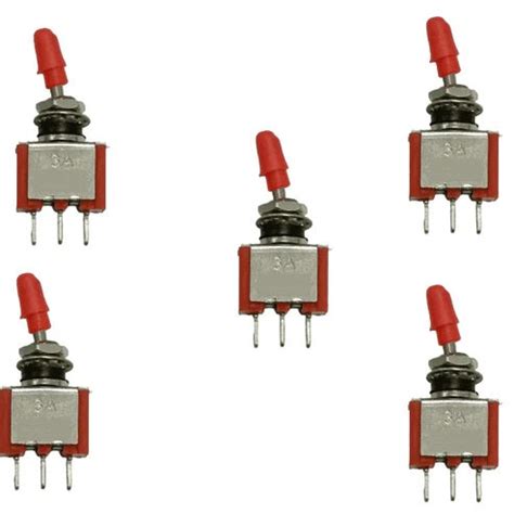 Sub-Miniature Toggle Switch (Pack of 5) | Robodo