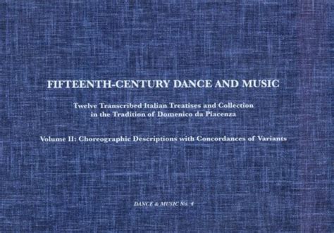 Buy Fifteenth–Century Dance and Music Vol. 2 – Choreographic ...