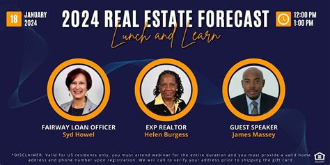 2024 Real Estate Forecast!, January 18 2024 | Online Event | AllEvents