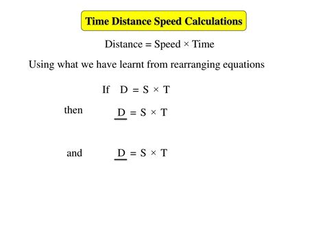 Image result for Calculate Distance Using Speed and Time