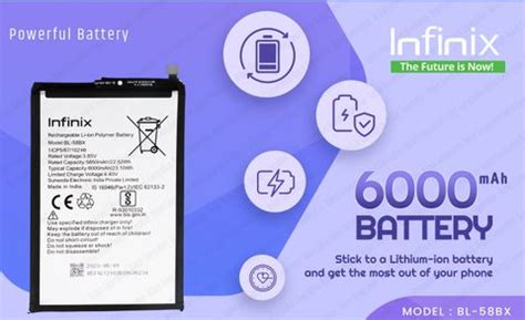 Infinix Mobile Battery For BL 58BX Infinix Hot 10S/ Hot 10 Play / Smart ...