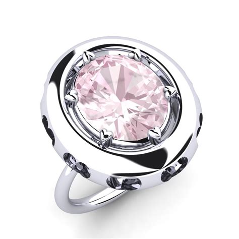 Order GLAMIRA Ring Makadie in Oval cut 4.5 Carat 9k White Gold Kunzite ...