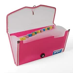 MAXJET™ Cheque Book Folder, 13 Pocket Cheque Book Holder Case, Passbook ...