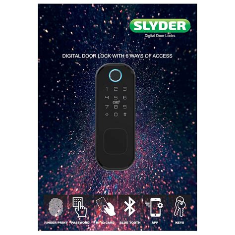 SLYDER Smart Door Locks | Biometric Main Door Locks for Home & Office ...
