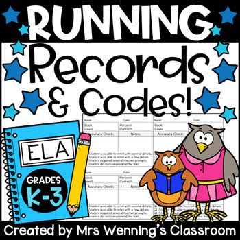 Image result for Running Record Example First Grade