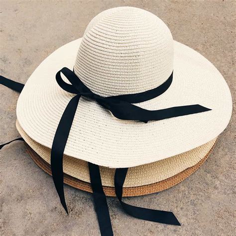 Wide Brim Straw Hat - Nowstalgia
