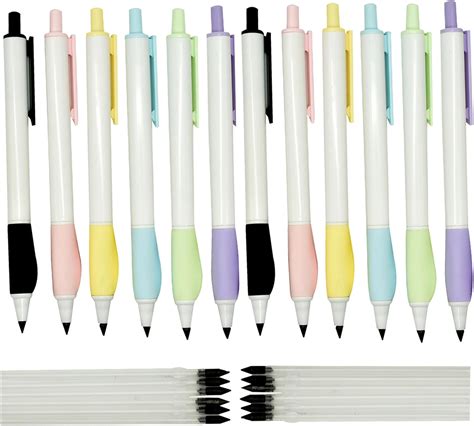 Amazon.com : Lopenle 12pcs Eternal Forever Retractable Infinity Pencils ...