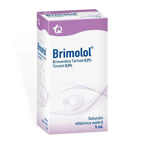 BRIMOLOL BRIMONIDINA TIMOLOL 0.2% 0.5% SOLUCION OFTALMICO X 5 ML - EcoFarma