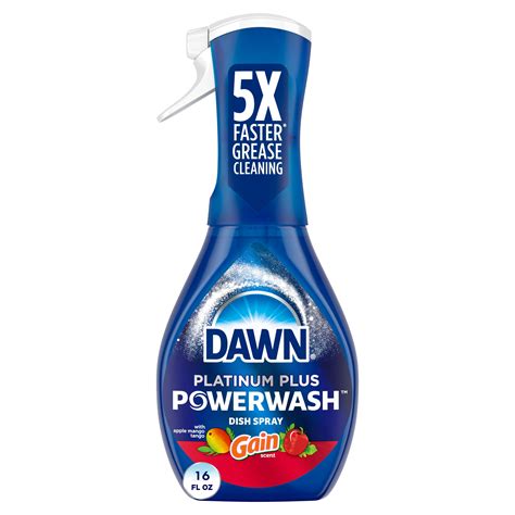 Dawn Powerwash Gain Apple Mango Tango Dish Spray, Liquid Dish Soap ...