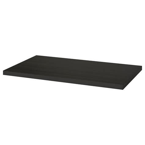 LINNMON table top, black-brown, 100x60 cm (393/8x235/8") - IKEA