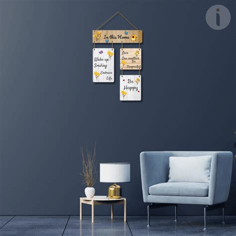 In This Home Wooden Wall Hanging