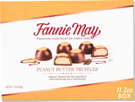 Amazon.com: Fannie May, Milk Chocolate Holiday Gifts, Peanut Butter ...