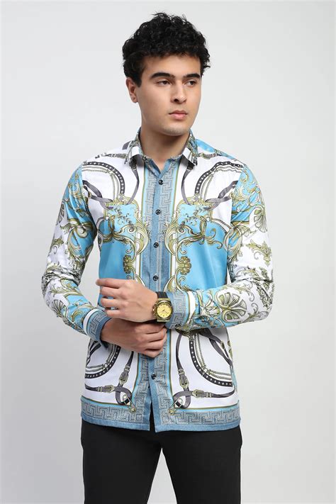 Cotton Regular Fit Shirt - Abstract Print Style for Everyday Wear
