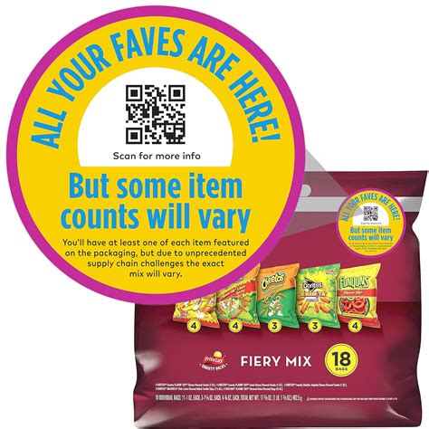 Frito Lay Spicy Variety Pack - Frito-Lay Fiery Mix, 18ct, India | Ubuy