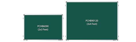 Pragati Systems® Prima Melamine (Non-Magnetic) Green Chalk Board for ...