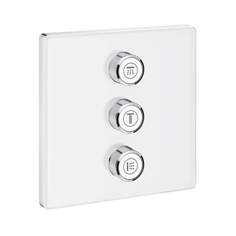 Grohe 3 Way Thermostatic Diverter Smartcontrol 29158LS0 - Moon White ...