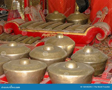 Gamelan Musical Instruments at Kraton Sultans Palace, Yogyakarta ...