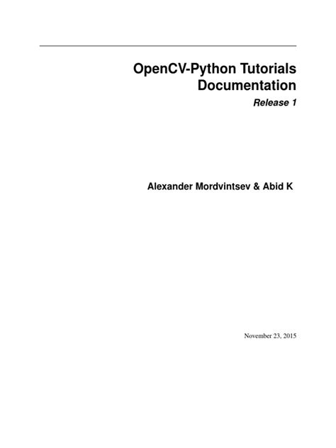 Image result for Tutorial Program OpenCV Python