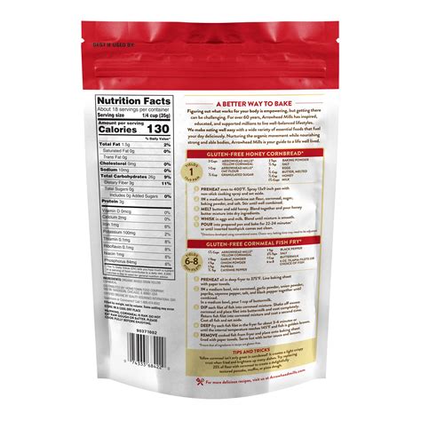 Arrowhead Mills Organic Yellow Corn Meal, Gluten Free, 22 oz — 🛍️ The ...