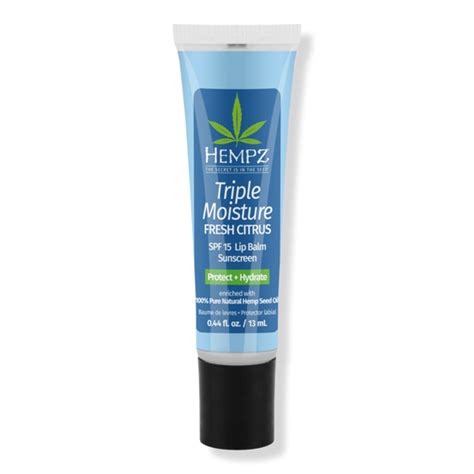 Hempz SPF 15 Triple Moisture Herbal Lip Balm (0.44 fl oz) Delivery or ...