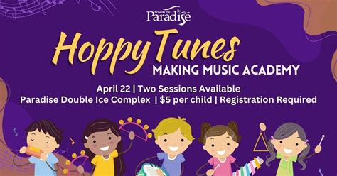 Hoppy Tunes Music Class with Making Music Academy, Paradise Double Ice ...