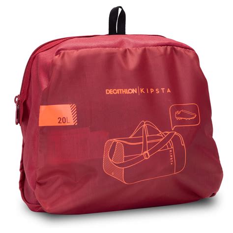 Sports Duffle Bag Kipocket 20L - Burgundy