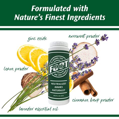 Buy Natural Foot and Shoe Odor Eliminator – Talc-Free Shoe Deodorizer ...