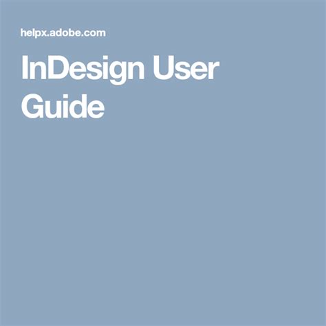 Image result for Guide to InDesign