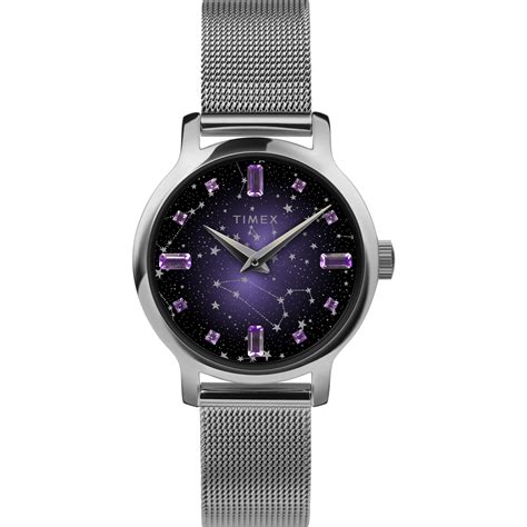 Timex Transcend Round 21mm Purple Dial Analog Women Watch - TW2V52000U ...