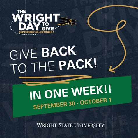 Wright State University Alumni - Mark your calendars for the Week of ...