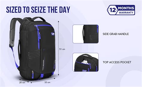 Buy Skybags Porto Weekender 40L Backpack 2 Compartments| Durable Fabric ...