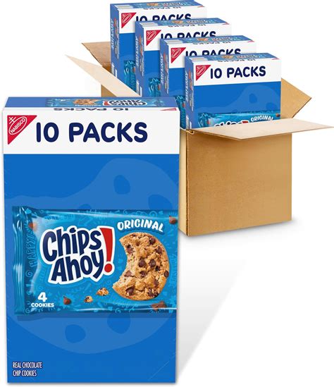 Amazon.com: CHIPS AHOY! Big Chewy Chocolate Chip Cookies, 14 Snack ...